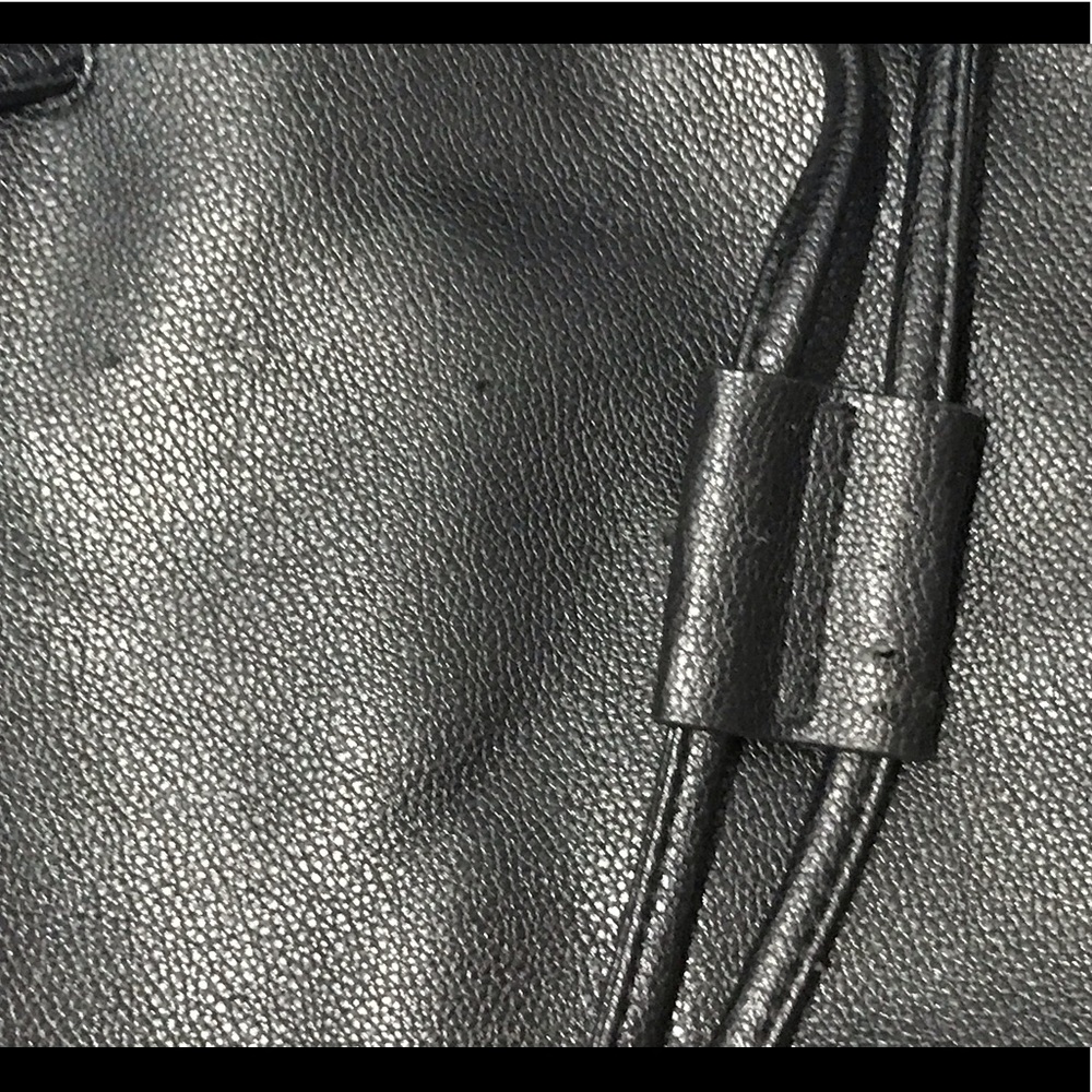 NWT VS faux leather fringed drawstring backpack - Picture 7 of 16